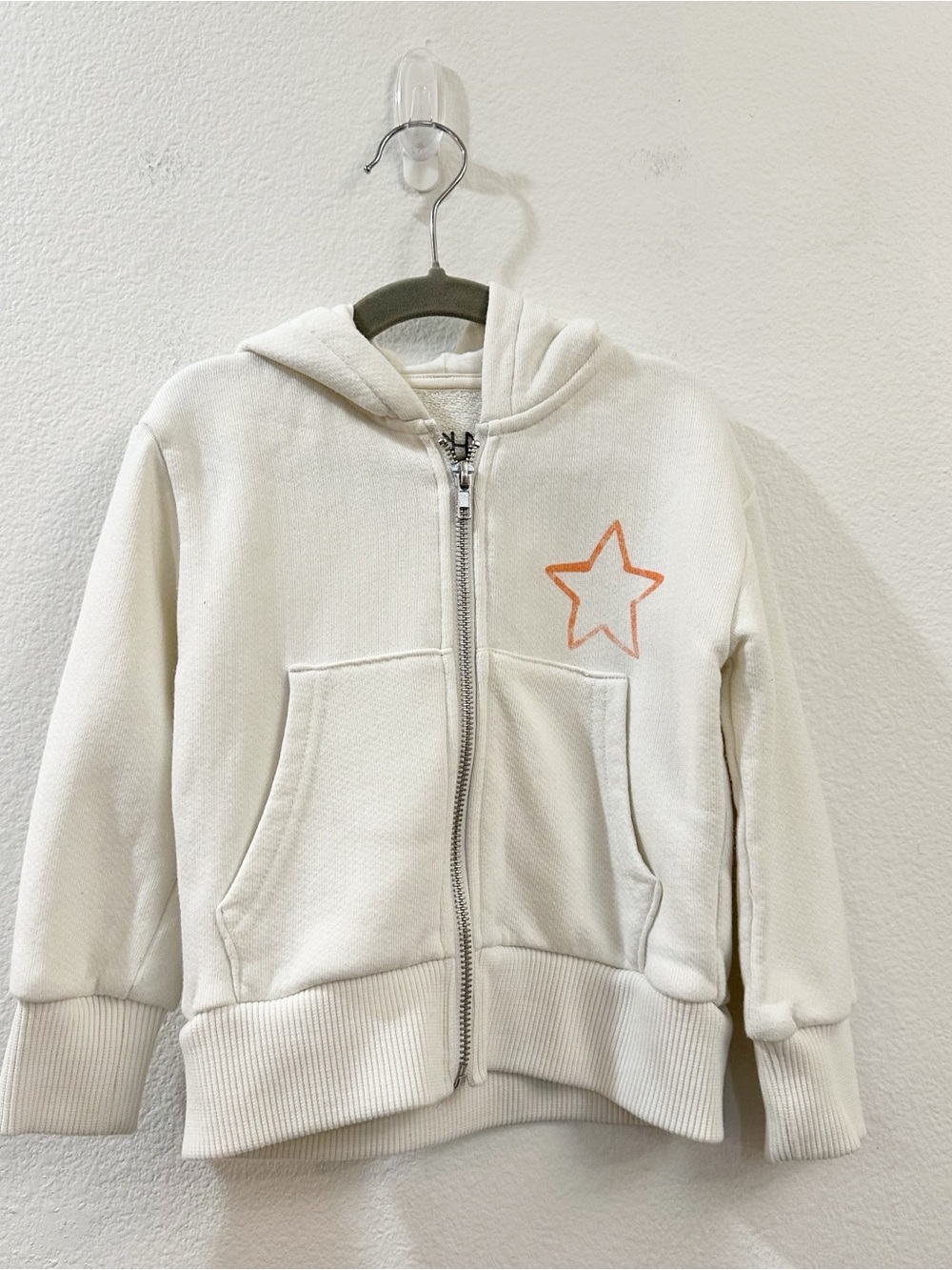 Chaser Kids Star‎ Hoodie in Coconut Milk Size 2T